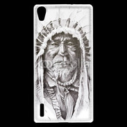 Coque Huawei Ascend P7 Indiens d’Amérique en dessin 29