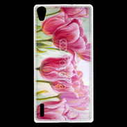 Coque Huawei Ascend P7 Tulipes
