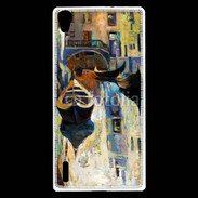 Coque Huawei Ascend P7 Peinture du canal de Venise en Italie