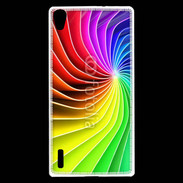 Coque Huawei Ascend P7 Art abstrait en couleur