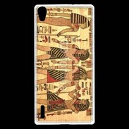 Coque Huawei Ascend P7 Peinture Papyrus Egypte