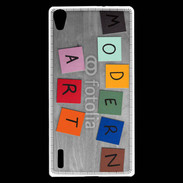 Coque Huawei Ascend P7 Modern art
