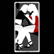 Coque Huawei Ascend P7 Illustration bisou lesbienne