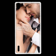 Coque Huawei Ascend P7 Couple romantique et glamour
