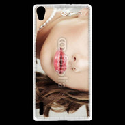 Coque Huawei Ascend P7 femme glamour pensante