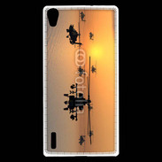 Coque Huawei Ascend P7 Hélicoptère Apache de nuit