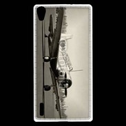 Coque Huawei Ascend P7 Avion T6 noir et blanc