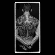 Coque Huawei Ascend P7 Tatouage d'un ange dans le dos