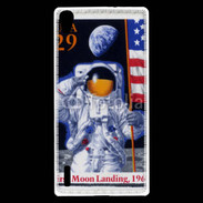 Coque Huawei Ascend P7 Timbre anniversaire premier pas sur la lune USA