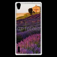 Coque Huawei Ascend P7 Champs de lavande 3