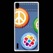 Coque Huawei Ascend P7 Hippies jean's