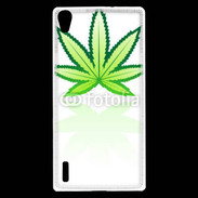 Coque Huawei Ascend P7 Feuille de cannabis 2