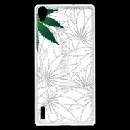 Coque Huawei Ascend P7 Fond cannabis