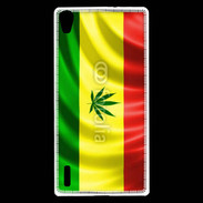 Coque Huawei Ascend P7 Drapeau cannabis