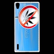 Coque Huawei Ascend P7 Interdiction de cannabis 4