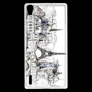 Coque Huawei Ascend P7 La France rurale vintage