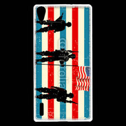 Coque Huawei Ascend P7 Soldat américain