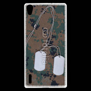 Coque Huawei Ascend P7 plaque d'identité soldat américain