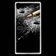 Coque Huawei Ascend P7 Impacte de balle dans une vitre