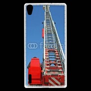 Coque Huawei Ascend P7 grande échelle de pompiers
