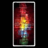 Coque Huawei Ascend P7 Fond abstrait coloré