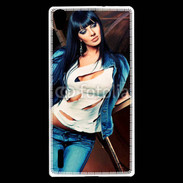 Coque Huawei Ascend P7 Brune fashion 1