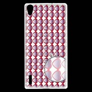 Coque Huawei Ascend P7 Lunettes coeur