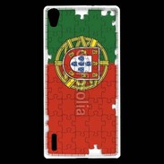 Coque Huawei Ascend P7 Portugal en puzzle