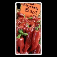 Coque Huawei Ascend P7 Piment d'Espelette