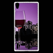 Coque Huawei Ascend P7 Verre de vin rouge