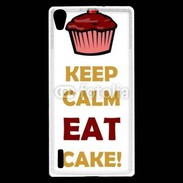Coque Huawei Ascend P7 Keep calm eat cake