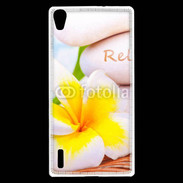 Coque Huawei Ascend P7 Fleurs relax