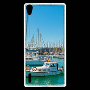 Coque Huawei Ascend P7 Bateau au port 3