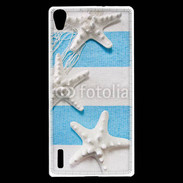 Coque Huawei Ascend P7 La mer en bleu et blanc
