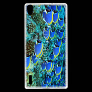 Coque Huawei Ascend P7 Banc de poissons bleus