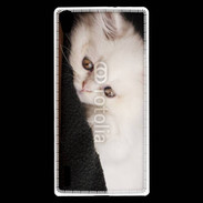 Coque Huawei Ascend P7 Chat persan blanc 5