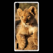 Coque Huawei Ascend P7 Portrait de lionceau 100