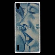 Coque Huawei Ascend P7 Kiss graffiti 2