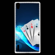 Coque Huawei Ascend P7 Playing carte