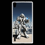 Coque Huawei Ascend P7 Alien Androïd