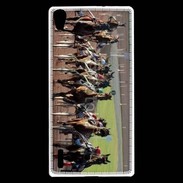 Coque Huawei Ascend P7 Arrivée de course de trot en sulky