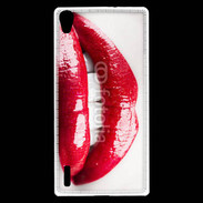Coque Huawei Ascend P7 Bouche sexy gloss rouge
