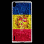 Coque Huawei Ascend P7 Drapeau Andorre