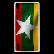 Coque Huawei Ascend P7 Drapeau Birmanie