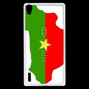 Coque Huawei Ascend P7 drapeau Burkina Fasso