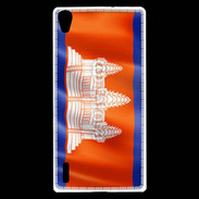 Coque Huawei Ascend P7 Drapeau Cambodge