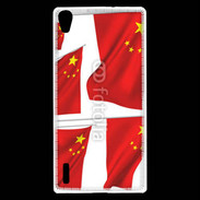 Coque Huawei Ascend P7 drapeau Chinois