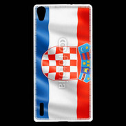 Coque Huawei Ascend P7 Drapeau Croatie