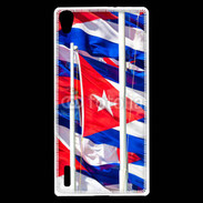 Coque Huawei Ascend P7 Drapeau Cuba 3