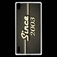Coque Huawei Ascend P7 Since 2003 gris